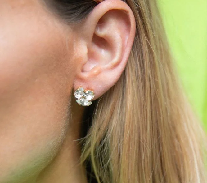 Savings Bonanza Caroline Svedbom Ana Earrings Gold Crystal