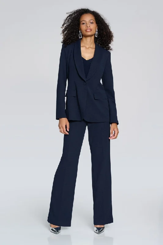 wrap-around dressJoseph Ribkoff Midnight Blue Scuba Crep Trousers