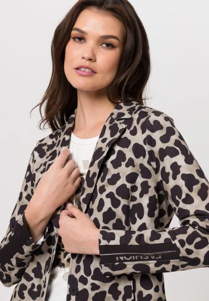 lace dressTuzzi Animal Print Fearless Attitude Blazer