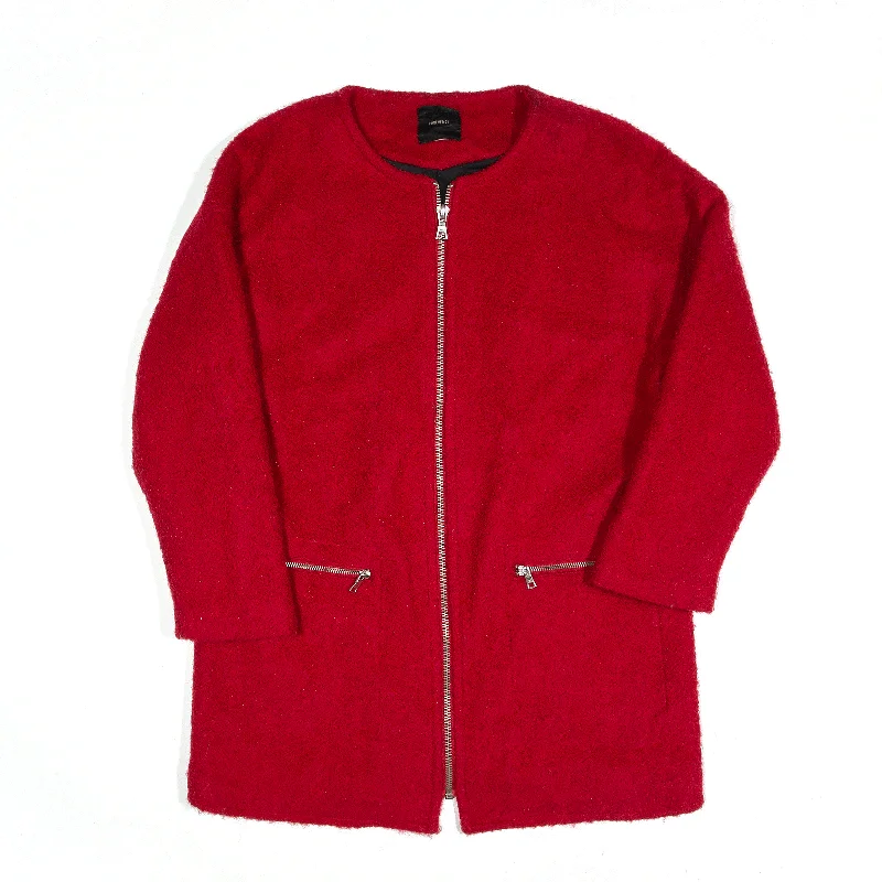 sporty jacketOvercoat Jacket Red Womens L