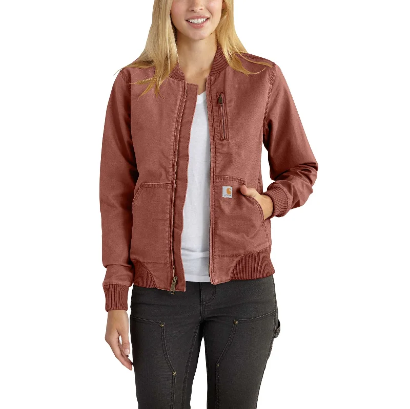 Super Deal Women's Rugged Flex® Relaxed Fit Canvas Jacket - 1 Warm Rating