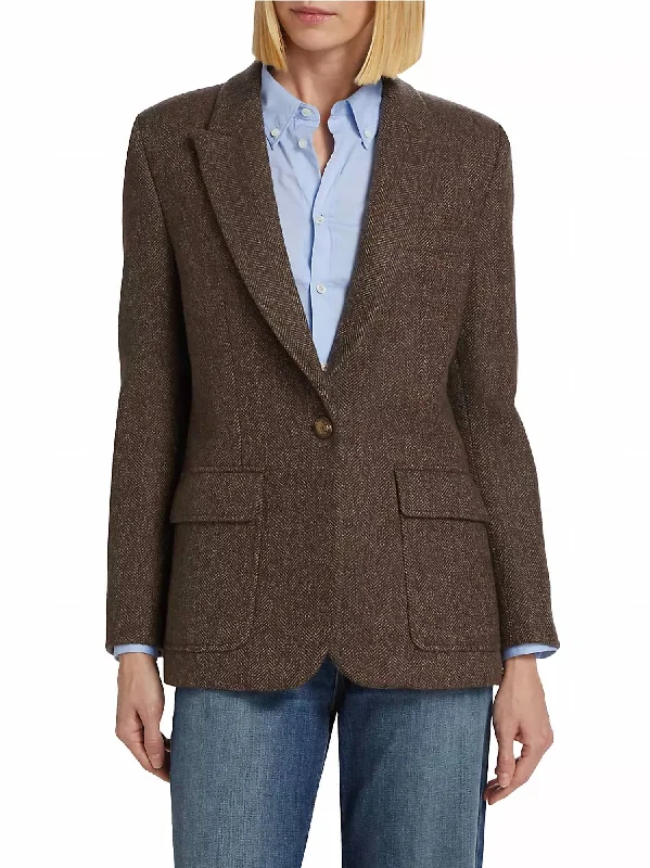 Unbeatable Prices Mireille Blazer Jacket In Brown