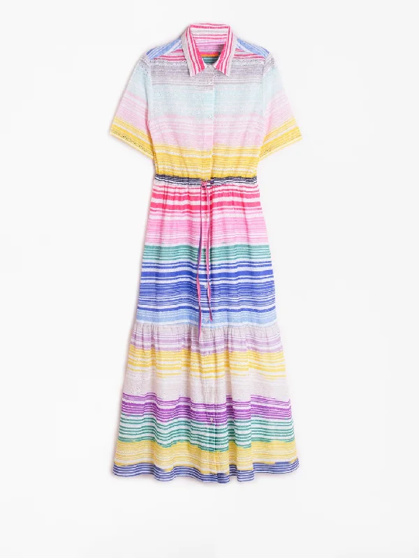 Stock Clearance Vilagallo Eveline Striped Dress
