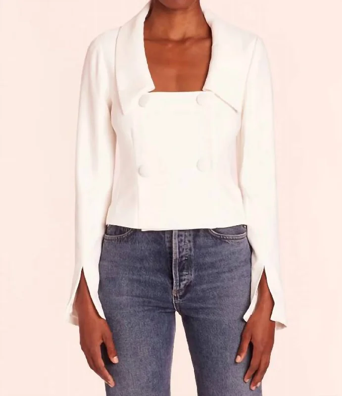 Crazy Deals Tavira Blazer In Ivory