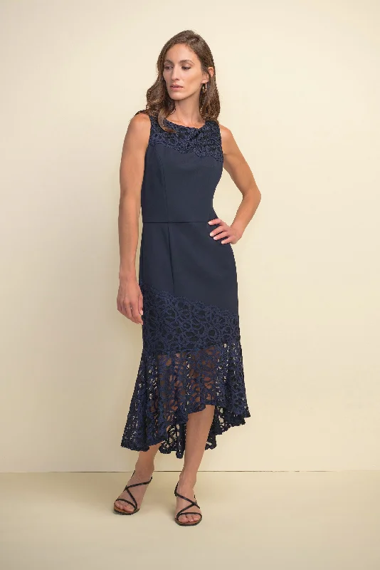 Big Discounts Joseph Ribkoff Sleeveless, Lace Detail Dress