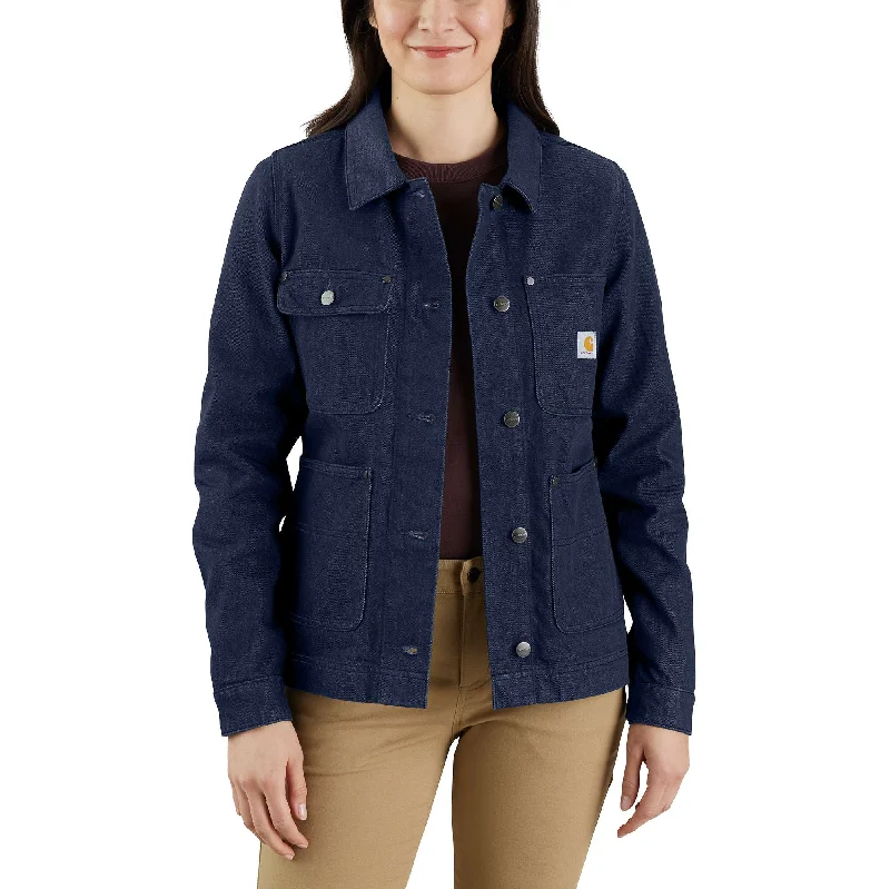 Inventory Reduction Relaxed Fit Denim Chore Coat