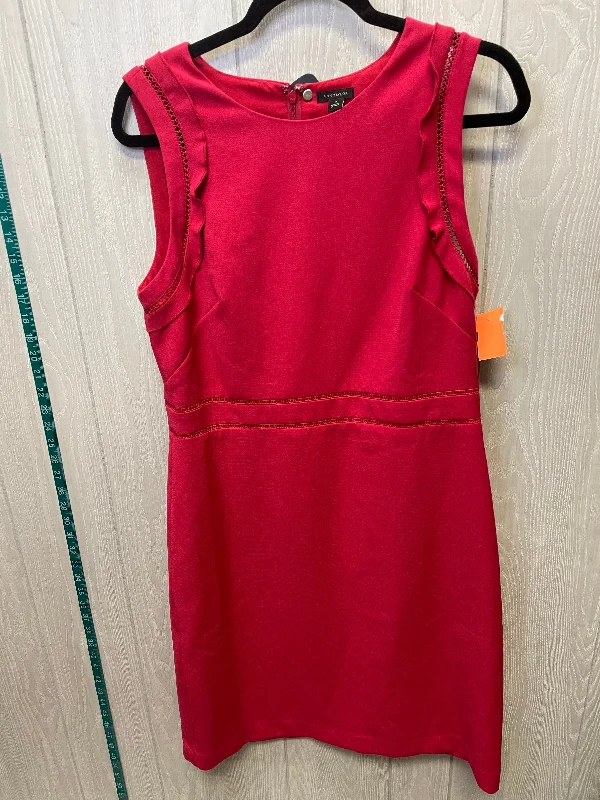 Can't Miss Dress Work By Ann Taylor In Red, Size: M