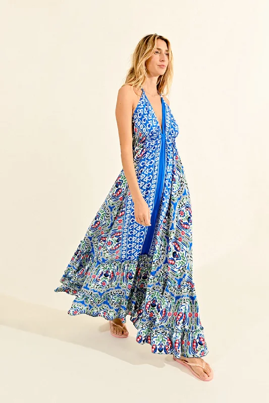 elegant maxi dressMolly Bracken Blue Athena Dress