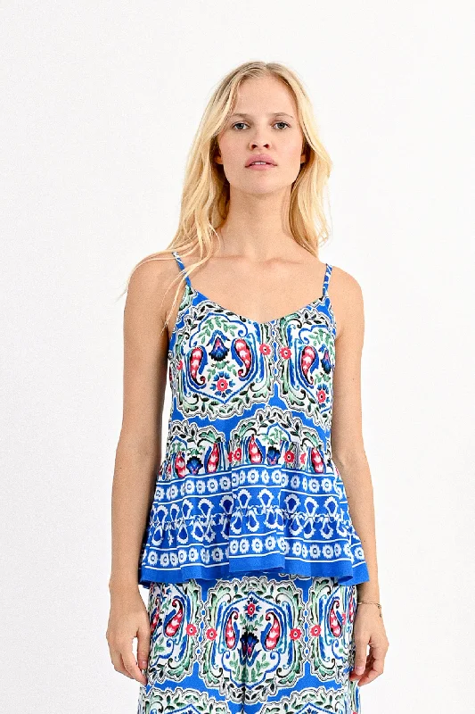 Closeout Sale Molly Bracken Blue Athena Cami