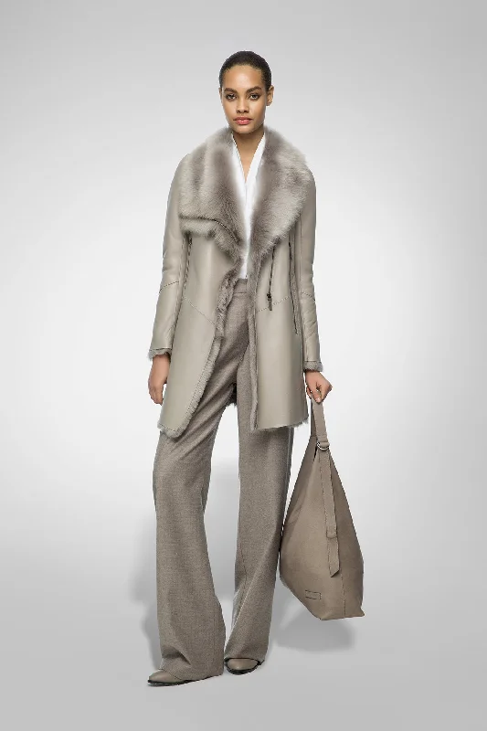 casual utility jacketElena - Niobe Shearling Coat