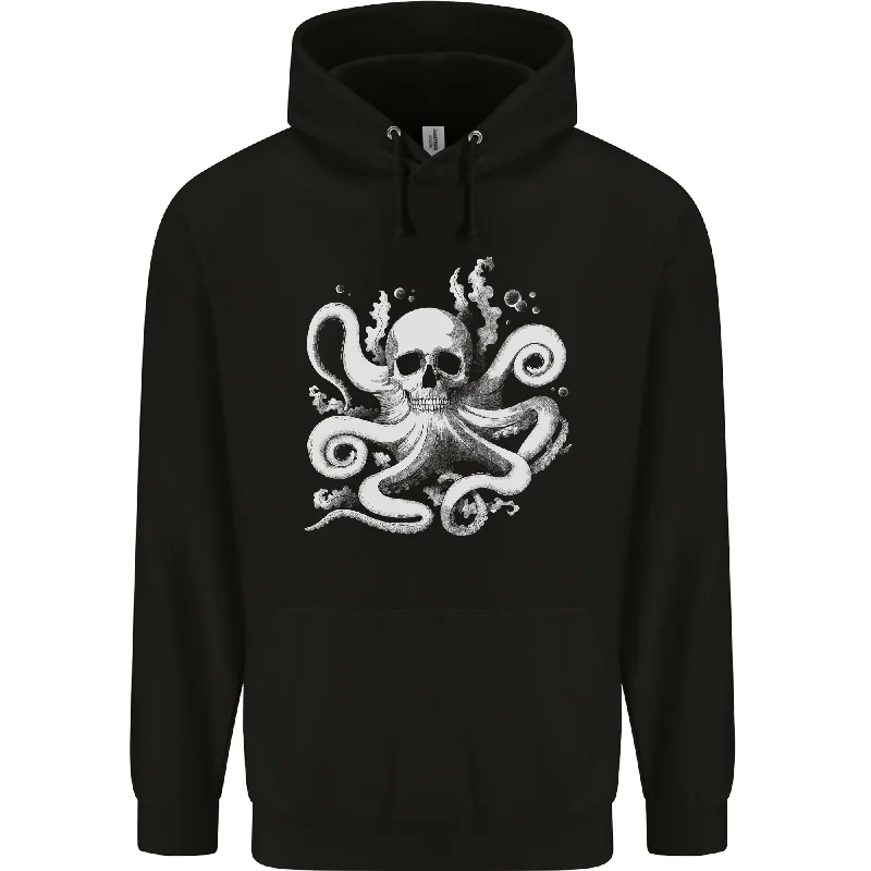 Year-End Clearance A Cthulhu Kraken Octopus Mythology Mens 80% Cotton Hoodie