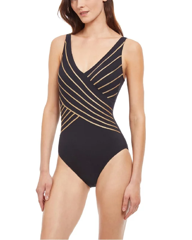 Loyalty Reward 2024 Gottex Embrace V-Neck Surplice One Piece - 24EE158