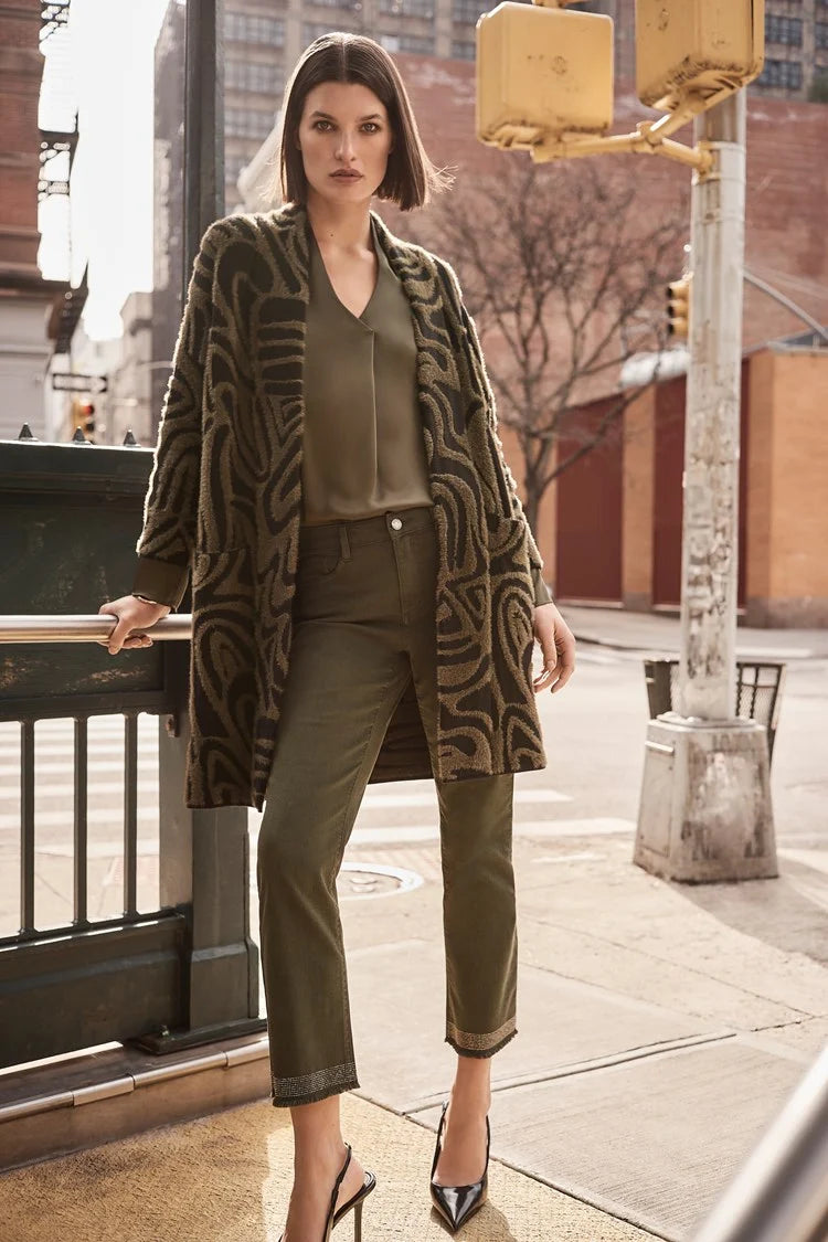 Price Drop Joseph Ribkoff Iguana Satin Straight Top