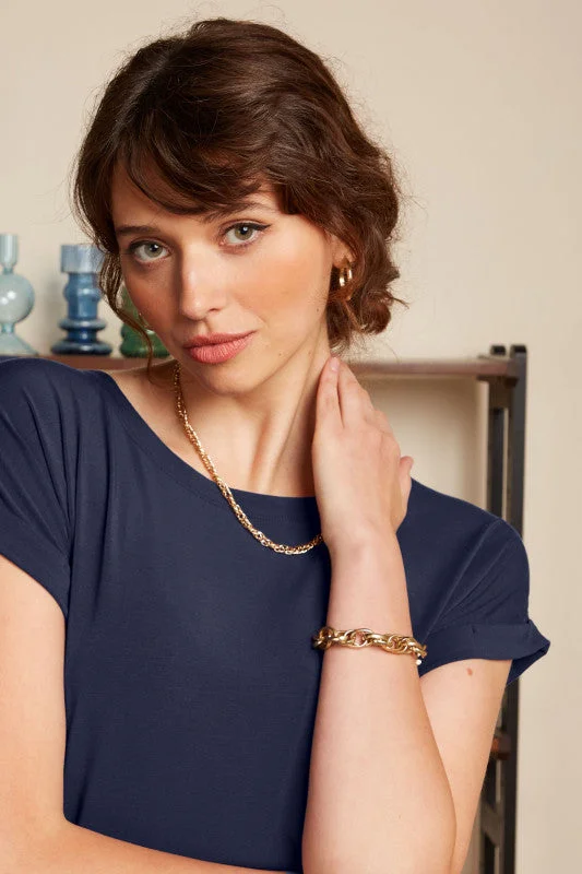 Super Sale KING LOUIE Evening Blue Aira Caprice Top