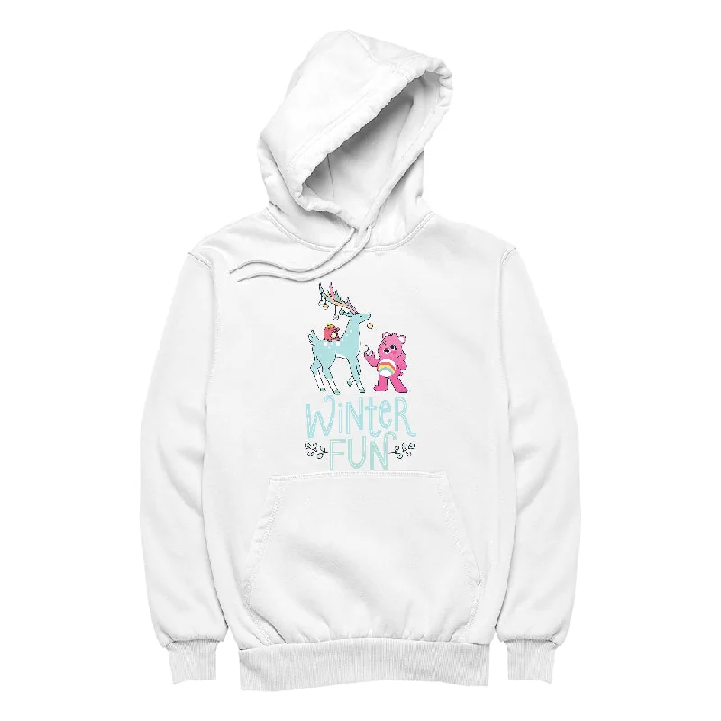 Stock Up and Save Care Bears Unlock The Magic Christmas Winter Fun Women's Hooded Sweatshirt Stock Up and Save Care Bears Unlock The Magic Christmas Winter Fun Women's Hooded Sweatshirt
