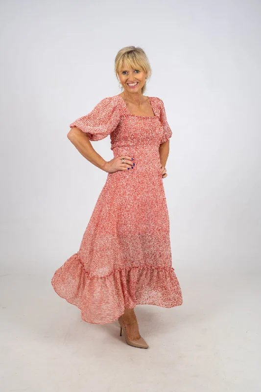 Mega Sale Traffic People Talmanca Rust Maxi Dress