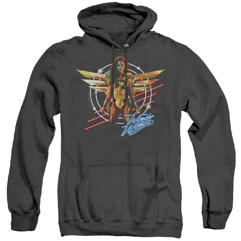 Don't Wait Wonder Woman 1984 Space Poster - Heather Pullover Hoodie