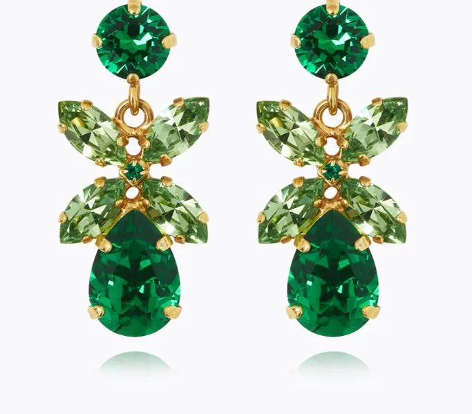Super Deal Caroline Svedbom Mini Dione Majestic Green Earrings