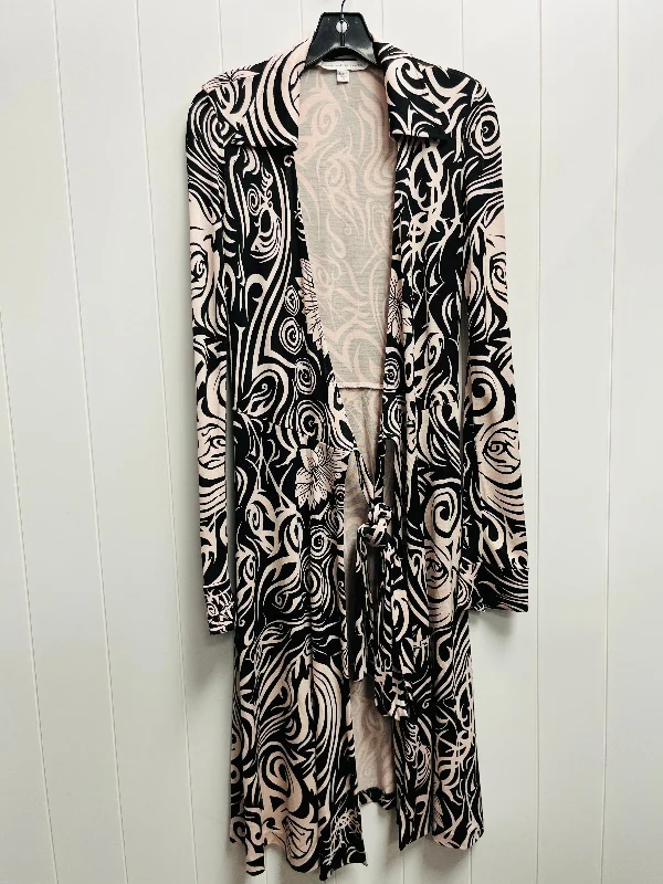 boho-chic dressDress Designer By Diane Von Furstenberg In Black & Pink, Size: 6