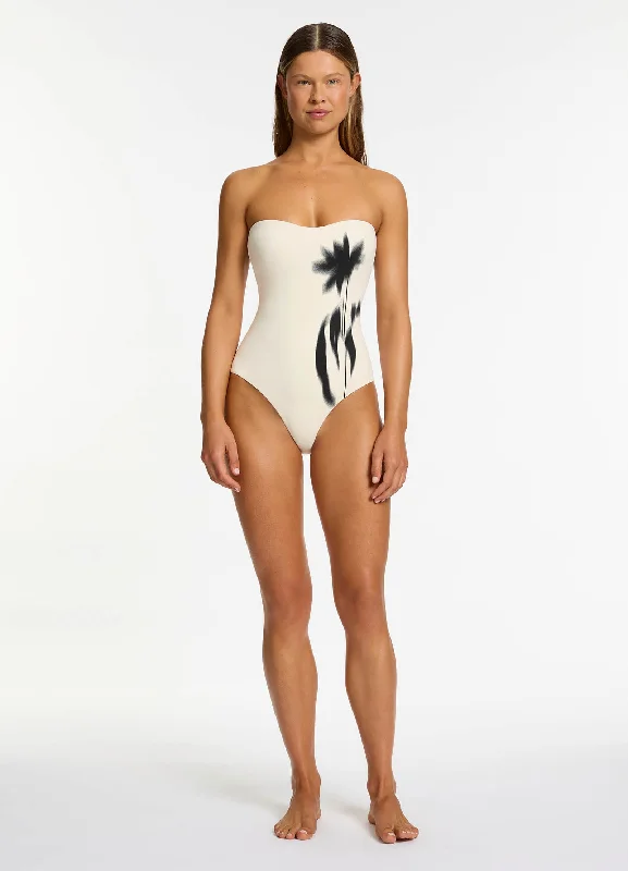 Friends and Family Sale Elora Infinity Bandeau One Piece - Cream