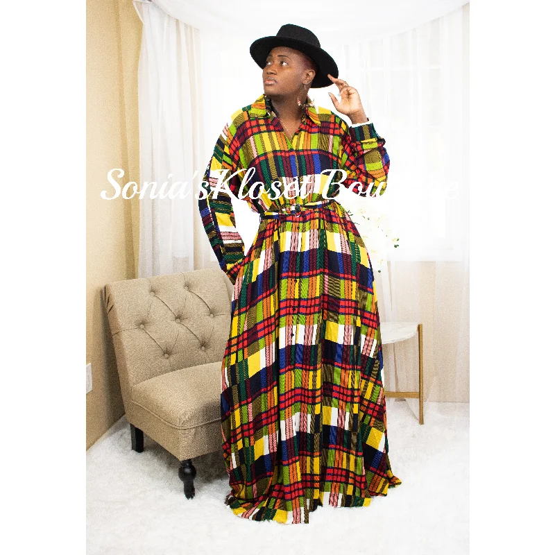 Act Now FALL BABY MAXI DRESS