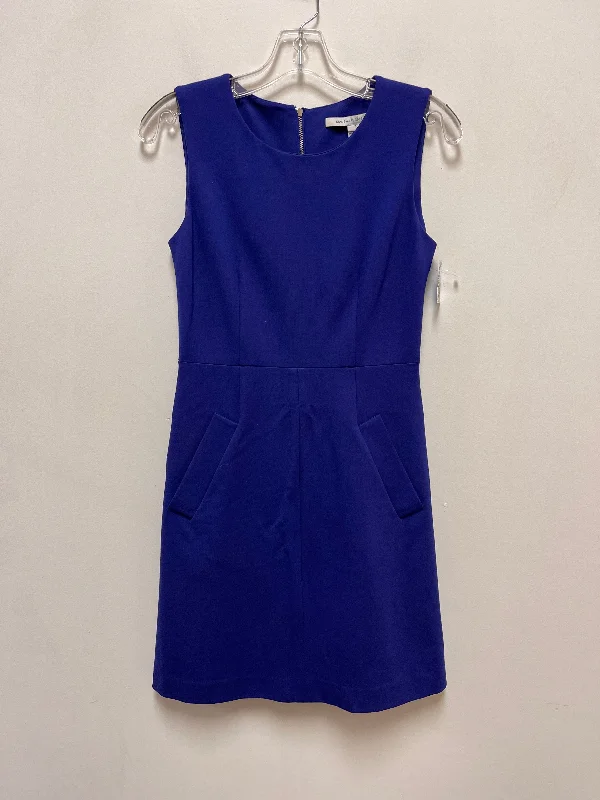 Limited Time Offer Dress Designer By Diane Von Furstenberg In Blue, Size: Xs