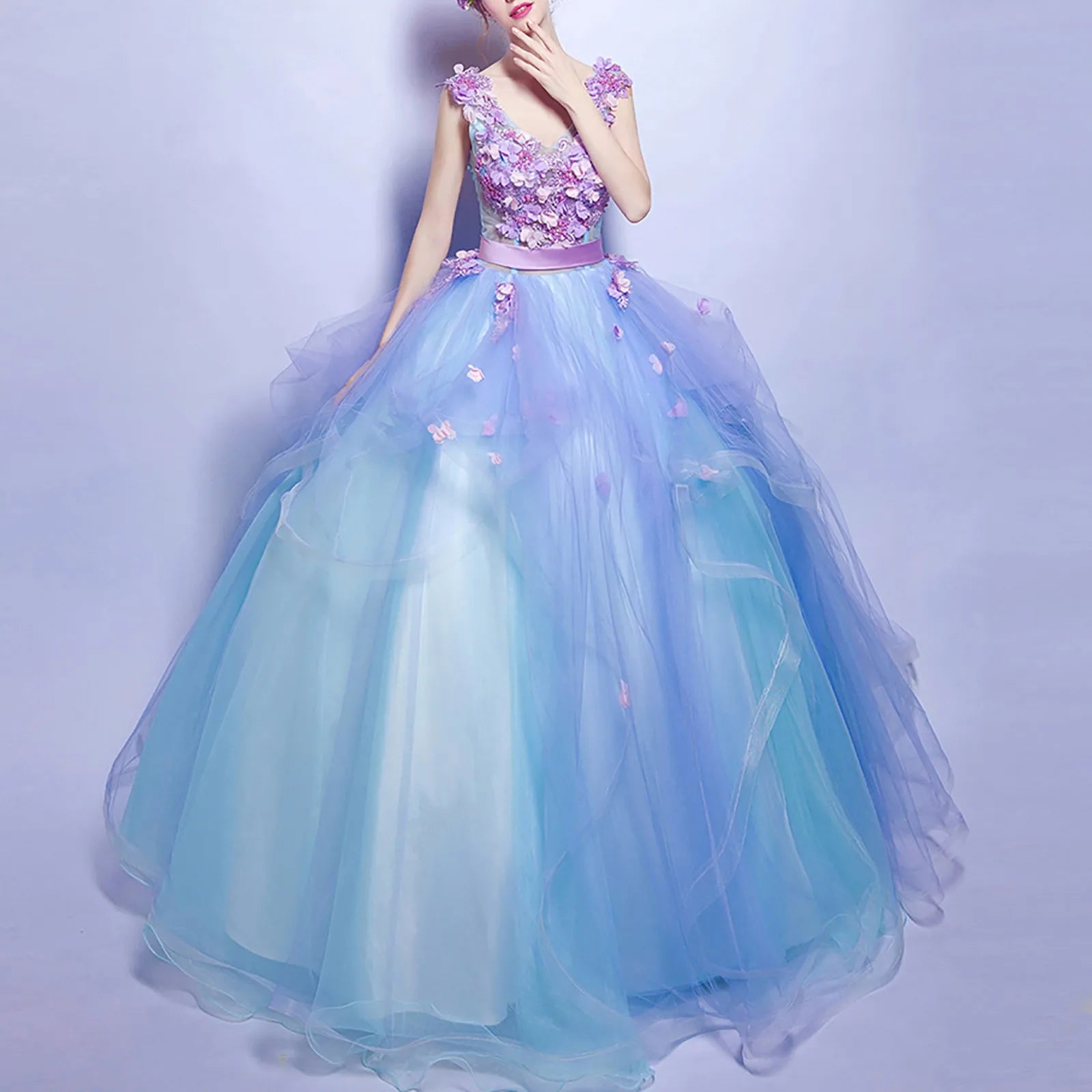 Best Bargains JuliaFashion - Sleeveless Elegant Sweet Princess Mesh Tutu Big Swing Dress
