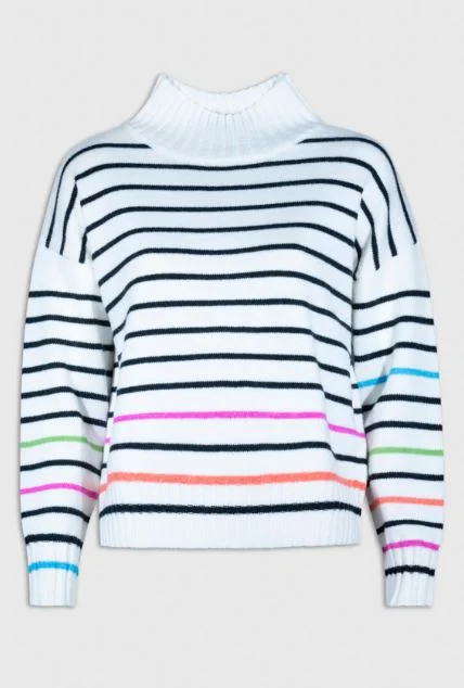 Steals and Deals Md'M Striped Knitted Sweater