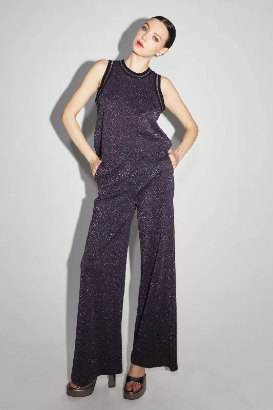 Special Discount Imprevu Marika Top In  Mauve Leo Knit