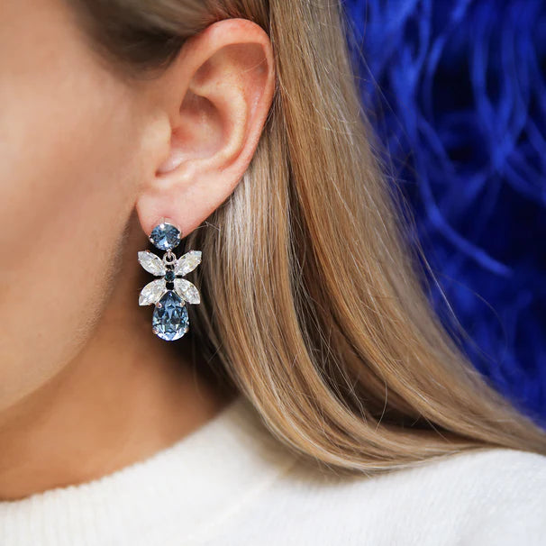 Doorbuster Deal Caroline Svedbom Blue Mini Dione Earrings