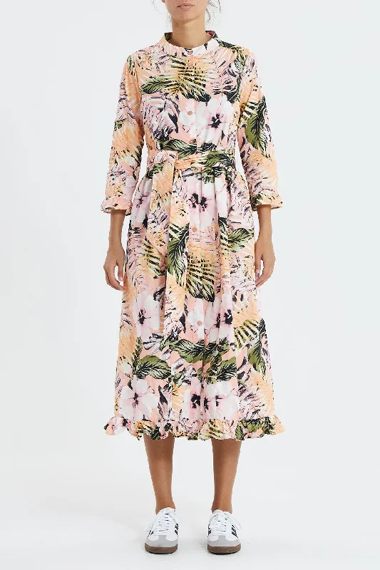 Price Smash Lollys Laundry Peach Floral Print Harper Dress