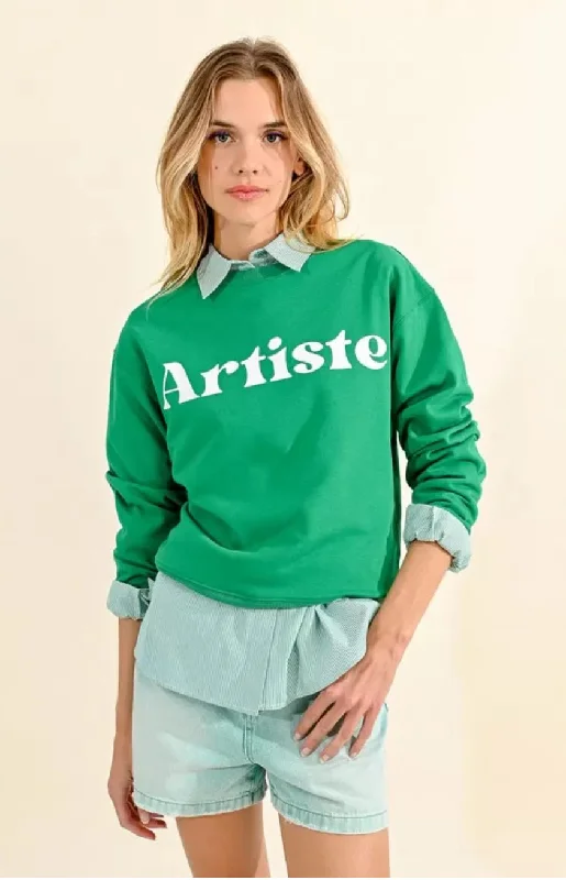 Fantastic Offers Molly Bracken Green Artiste Knitted Sweater