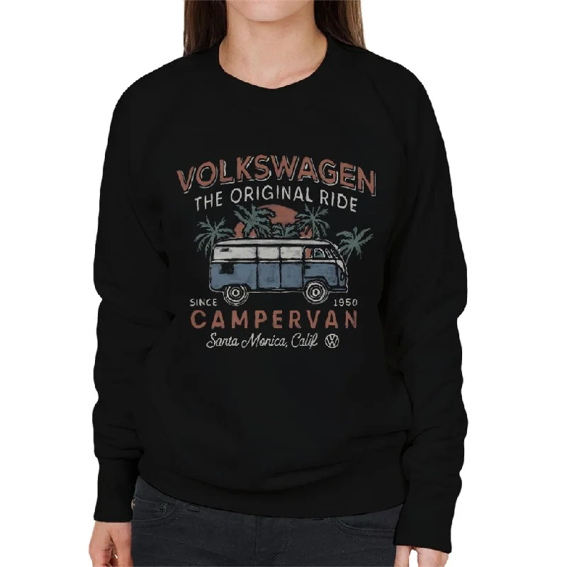 Super Sale oversized sports sweatshirtVolkswagen The Original Ride Campervan Women's Sweatshirt Super Sale oversized sports sweatshirtVolkswagen The Original Ride Campervan Women's Sweatshirt
