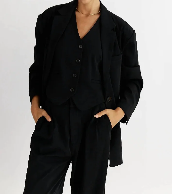Midnight Madness Leola Jacket In Black