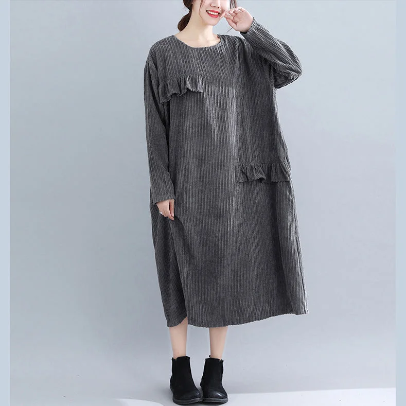 party dressWomen Kintted Dress Casual Loose Pullover Long Shirt