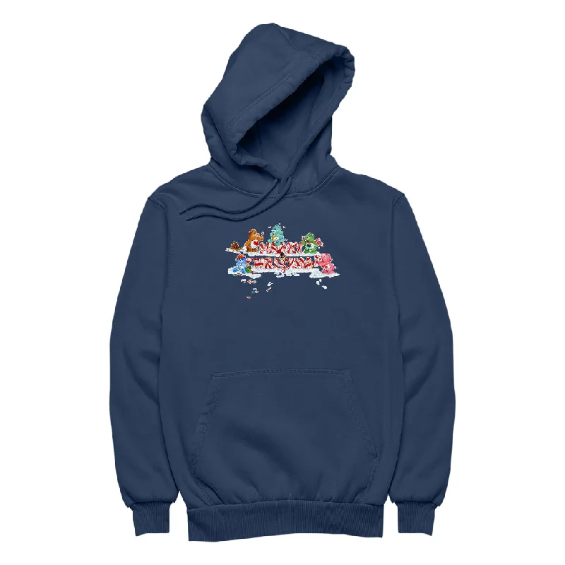 Low Prices Care Bears Christmas Merry Xmas Candy Cane Women's Hooded Sweatshirt