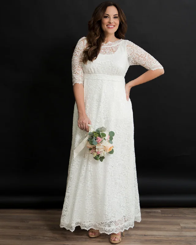 fitted bodycon dressSweet Serenity Wedding Gown