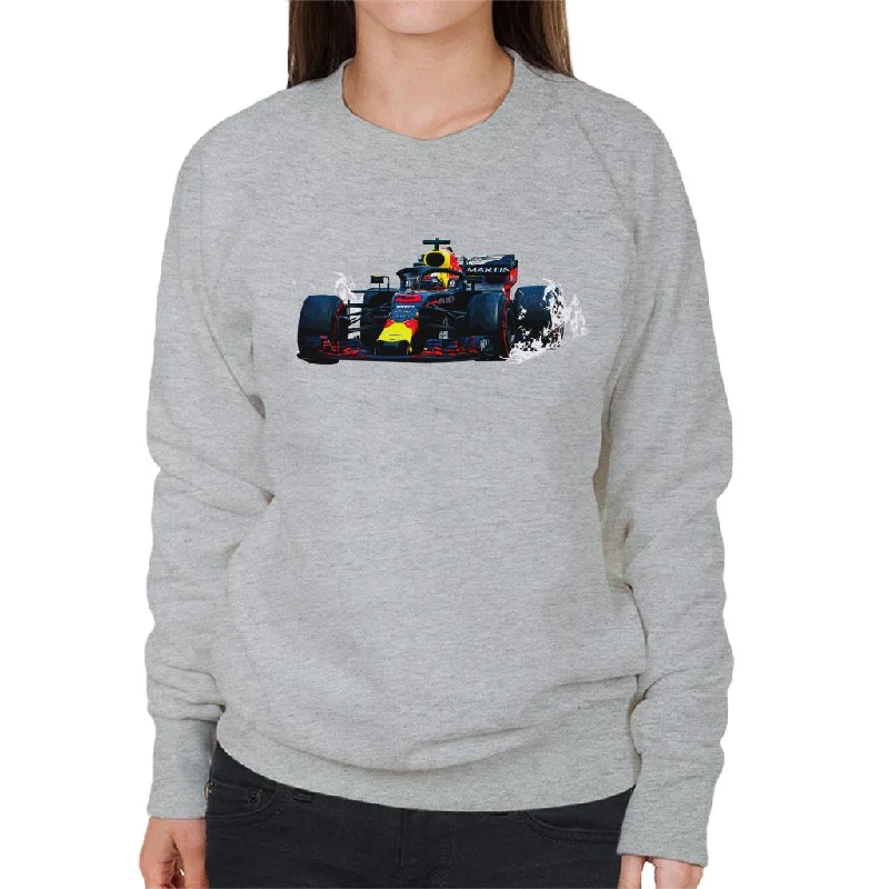 cool workout sweatshirtMotorsport Images Daniel Ricciardo Red Bull RB14 Mexican GP 2018 Women's Sweatshirt