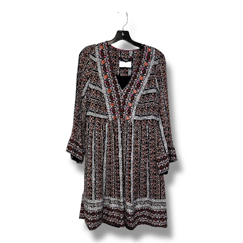 Weekend Deal Dress Casual Short By Maeve In Floral Print, Size: M