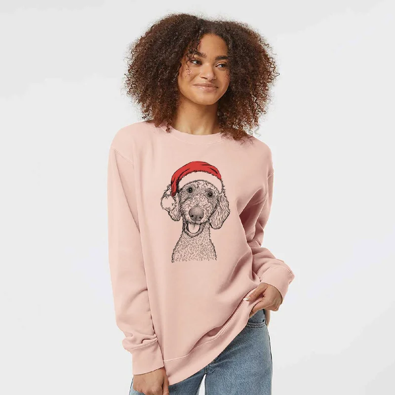 Flash Deals breathable workout hoodieSanta Fenway the Goldendoodle - Unisex Pigment Dyed Crew Sweatshirt Flash Deals breathable workout hoodieSanta Fenway the Goldendoodle - Unisex Pigment Dyed Crew Sweatshirt