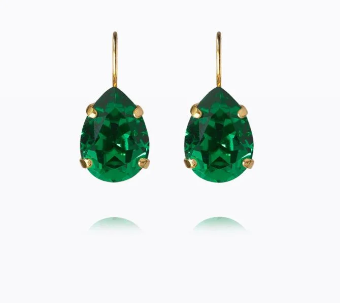 Super Sale Caroline Svedbom Mini Drop Clasp Majestic Green Earrings