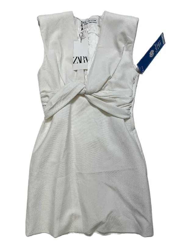 casual evening dressDress Party Short By Zara In White, Size: Xs