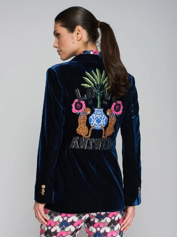 Special Price Vilagallo Terciopelo Flocado Heather Jacket