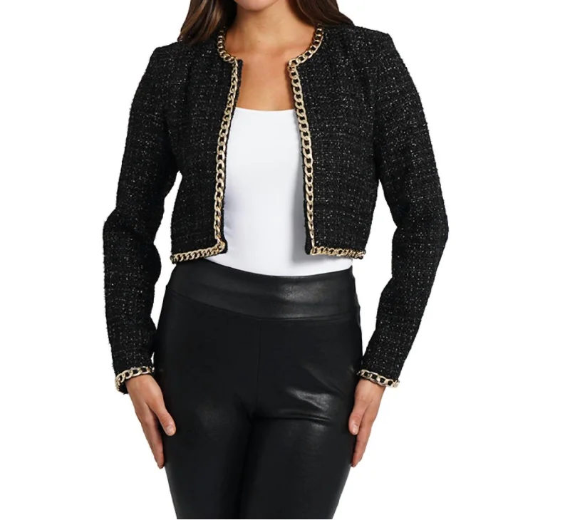Early Access Elizabeth Bolero Blazer In Black