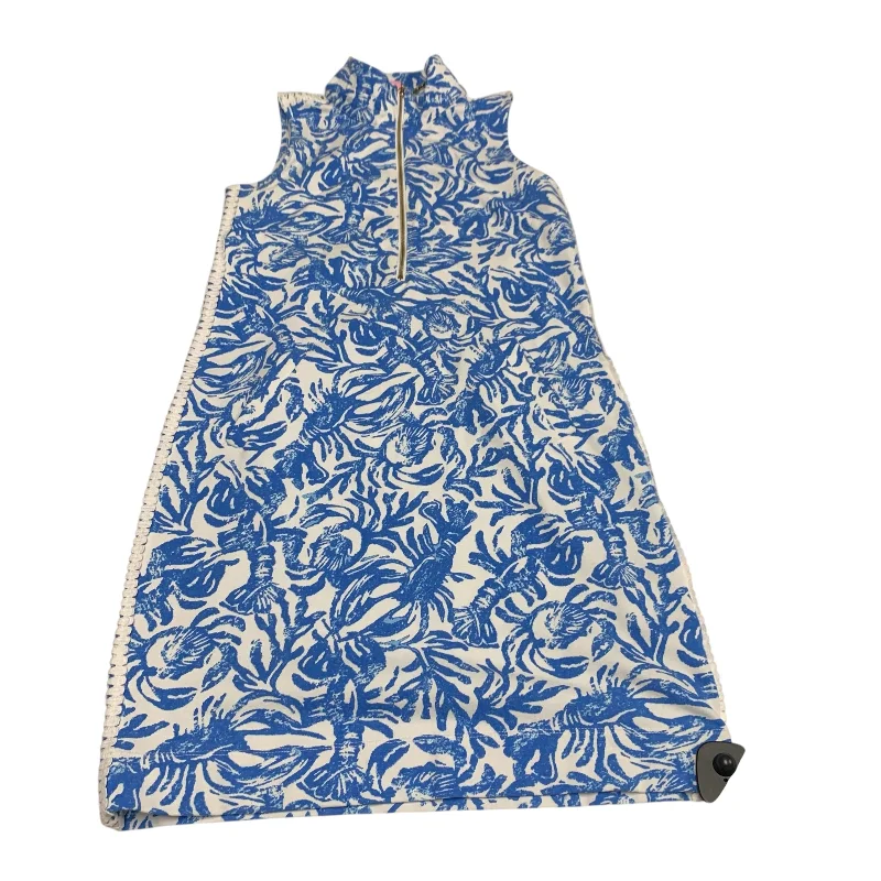 YEAR-End Clearance Dress Designer By Lilly Pulitzer In Blue, Size: Xxs