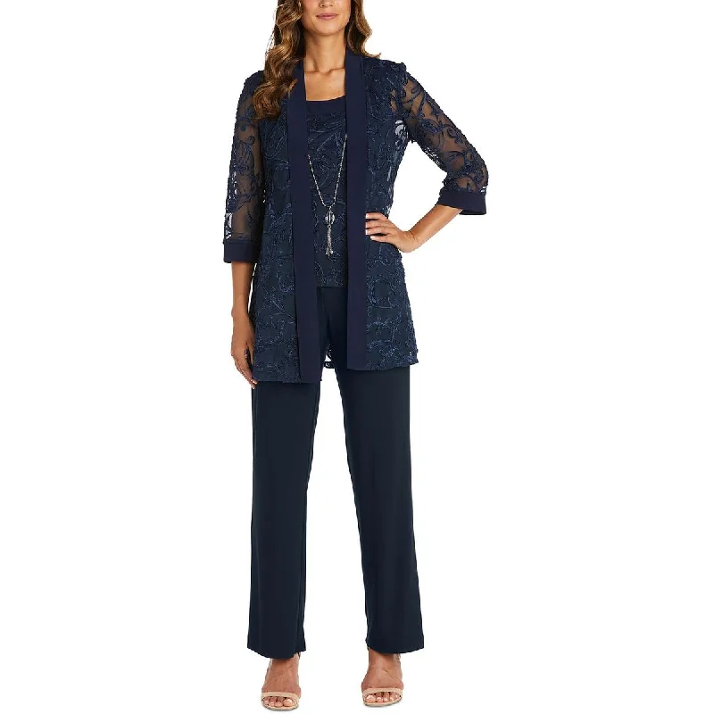 Limited Time Petites Womens 2PC Jacket Pant Suit