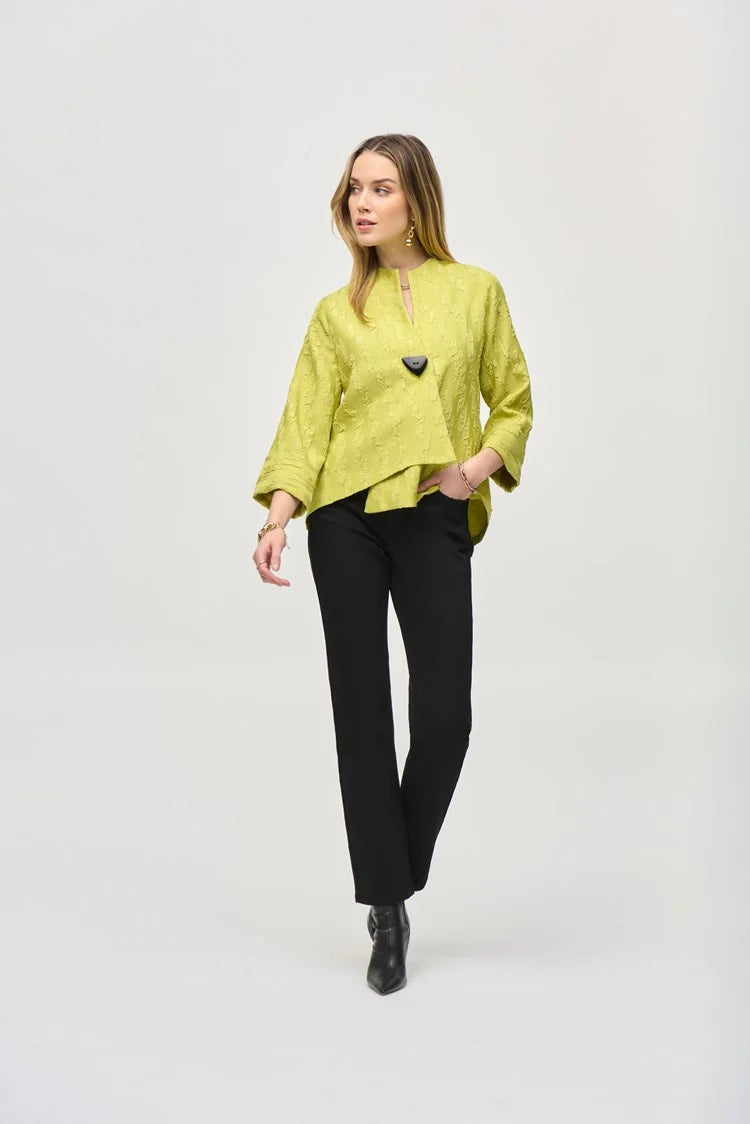 Limited Edition Joseph Ribkoff Wasabi Woven Jacquard Swing Jackey