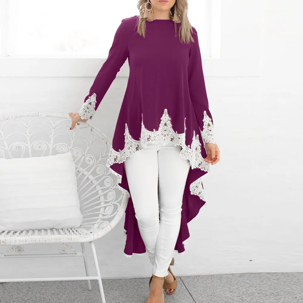 Exclusive Savings JuliaFashion - New 2024 Muslim Women Abaya Fashion Dubai Turkey Arabic Islamic Lace Up Irregular Robes Clothing Elegant Evening Indian Dress