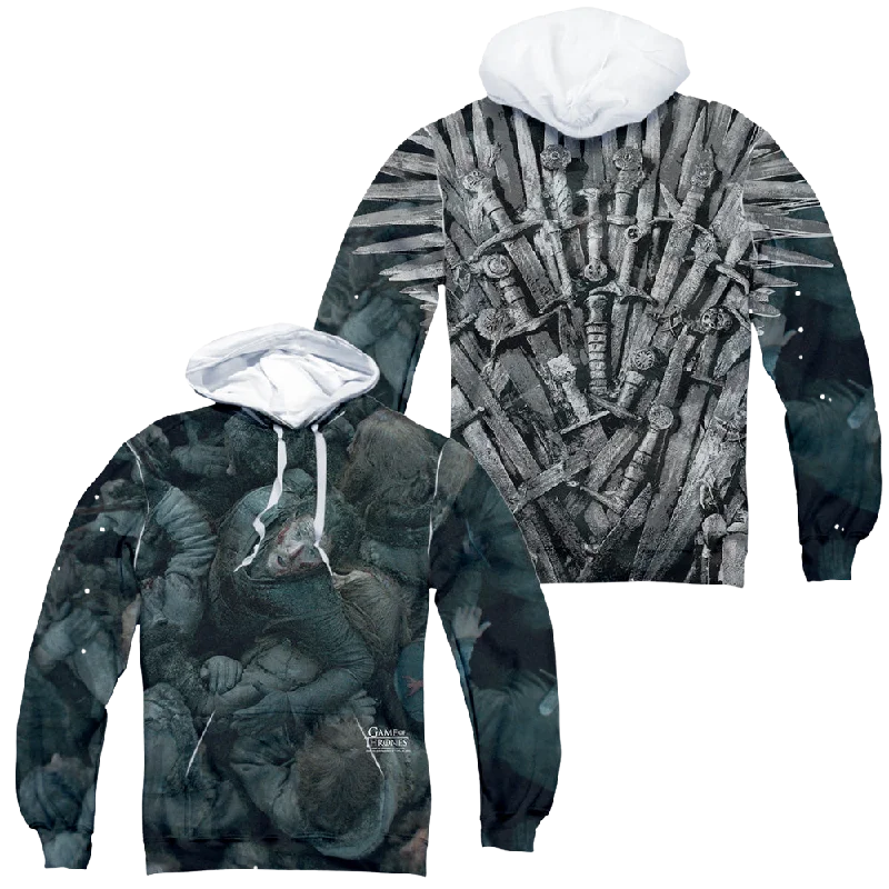 Game of Thrones Jon Snow The Throne (F/B) - All-Over Print Pullover