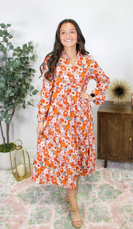 Best Seller Boho Floral Maxi RTS